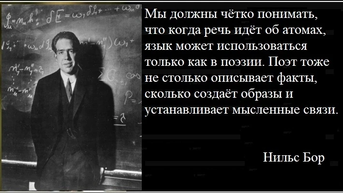 Фраза, сказанная одним из создателей квантовой физики летом 1920 года, подразумевает сл...