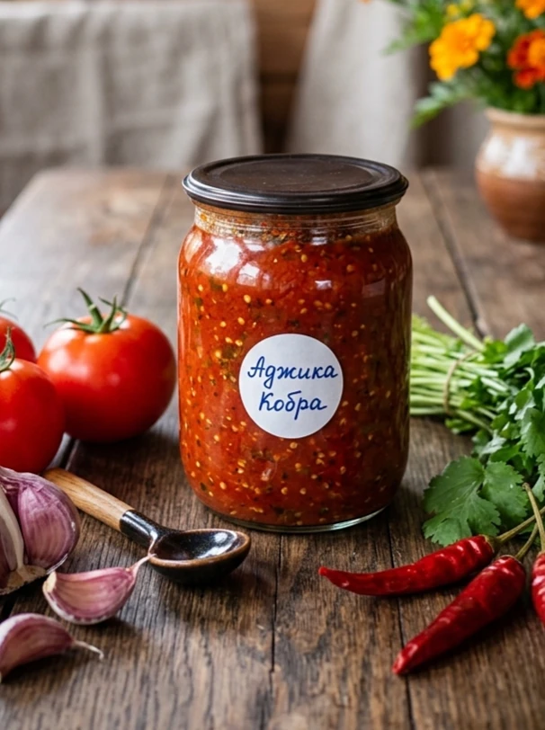 🌶 Острый хит сезона: Аджика «Кобра»!