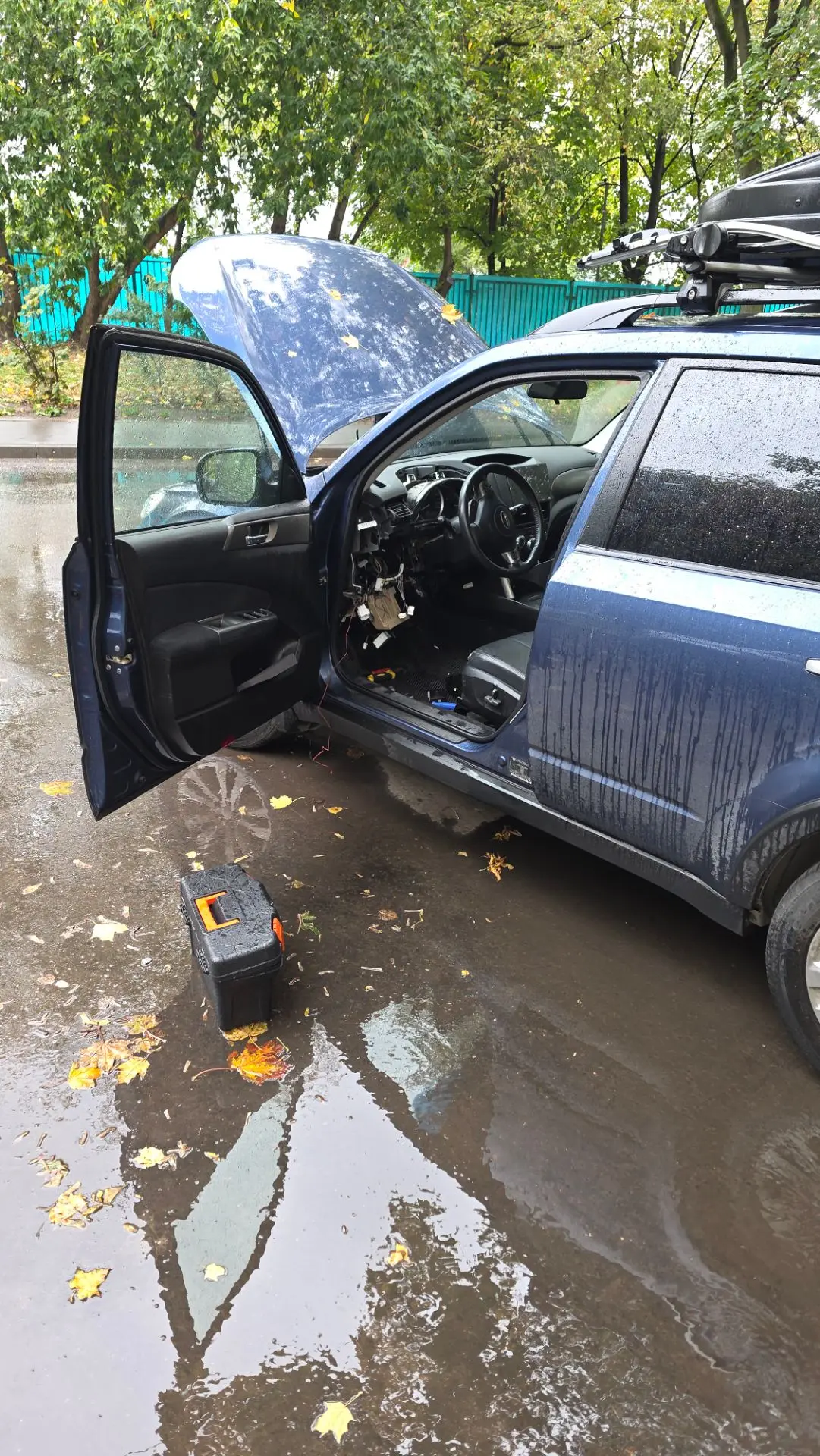 Субарю совсем плохо. В один прекрасный момент сигналка лаганула и все, в конец.