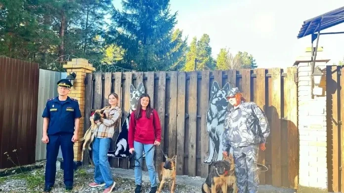 ❗Щенки из племенного питомника при КП-66 (д. Старые Решеты) отправились служить в Подмо...