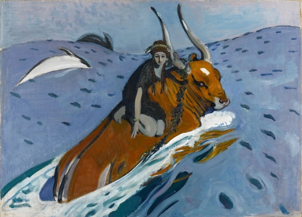 🎨 «Похищение Европы». Валентин Александрович Серов. 1910г.
