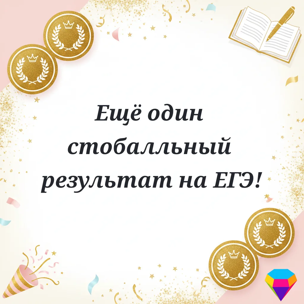 💯🇷🇺 Ещё один стобалльный результат на ЕГЭ!

С огромной радостью делимся прекрасной новостью!

🏆 