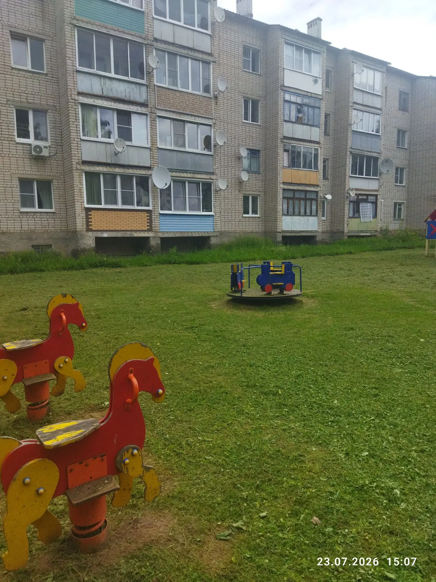 Окос детской площадки м-н Западный.