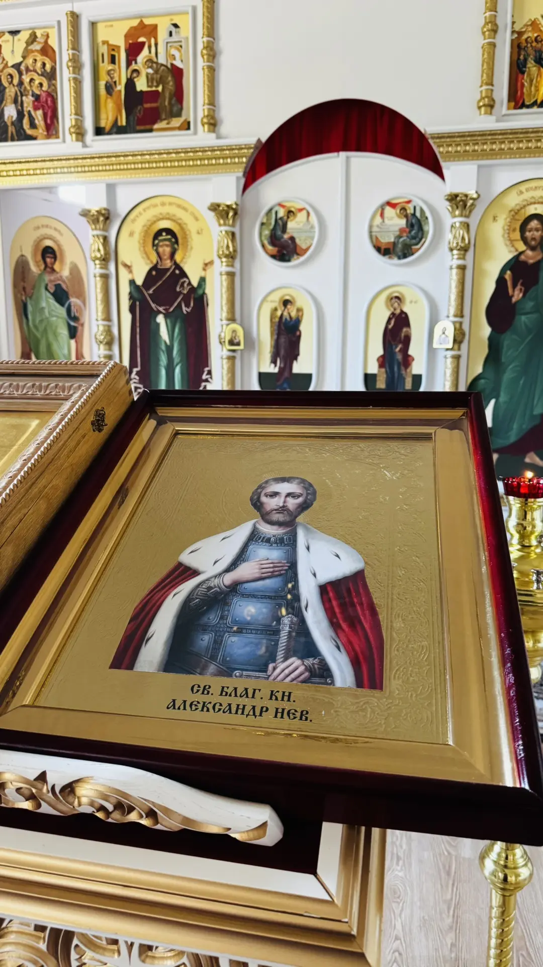 ☦️ В день перенесение мощей блгв. вел. кн. Александра Невского в нашем храме была совер...