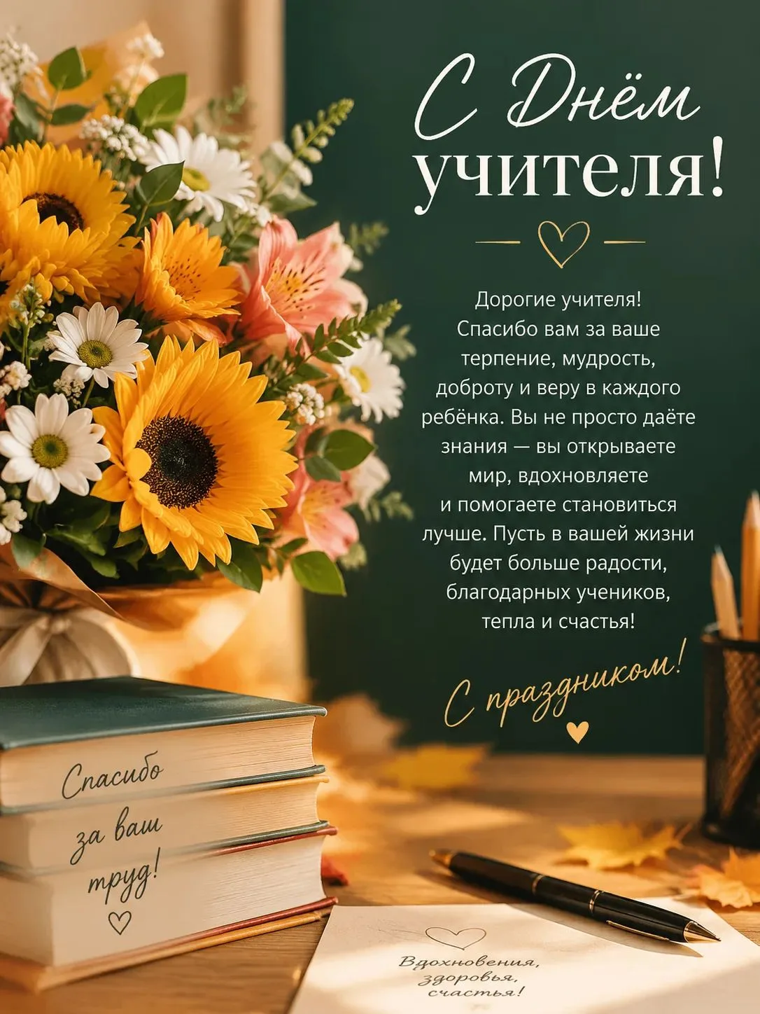 С ДНЁМ УЧИТЕЛЯ