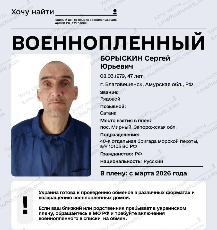 Карточка военнопленного
