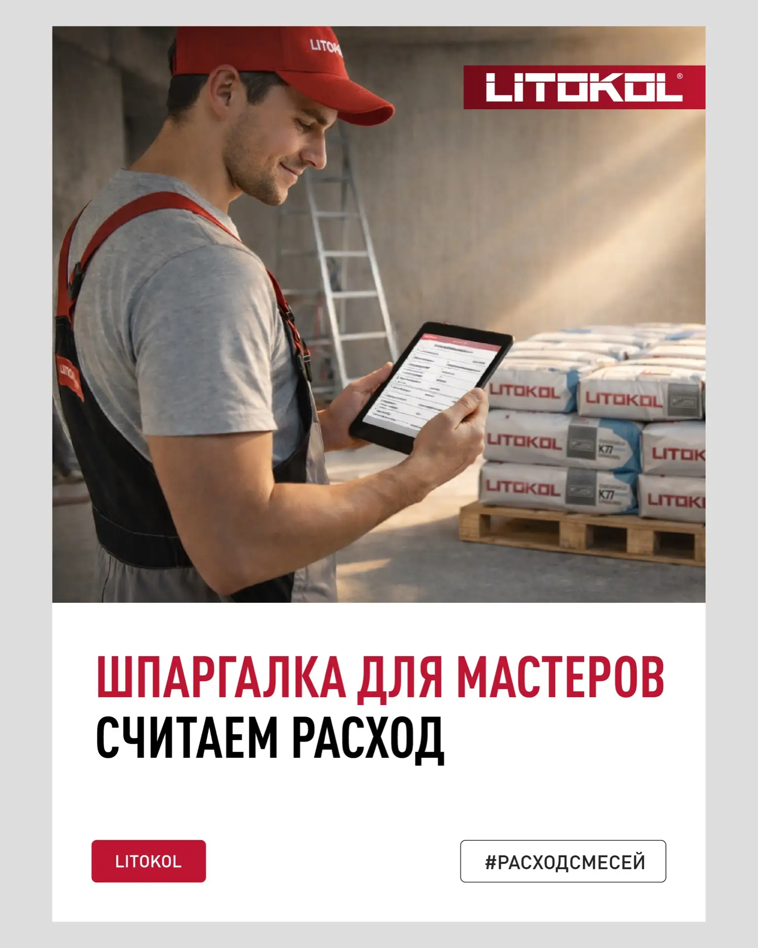 Считаем расход сухих смесей: шпаргалка для мастеров 🥸