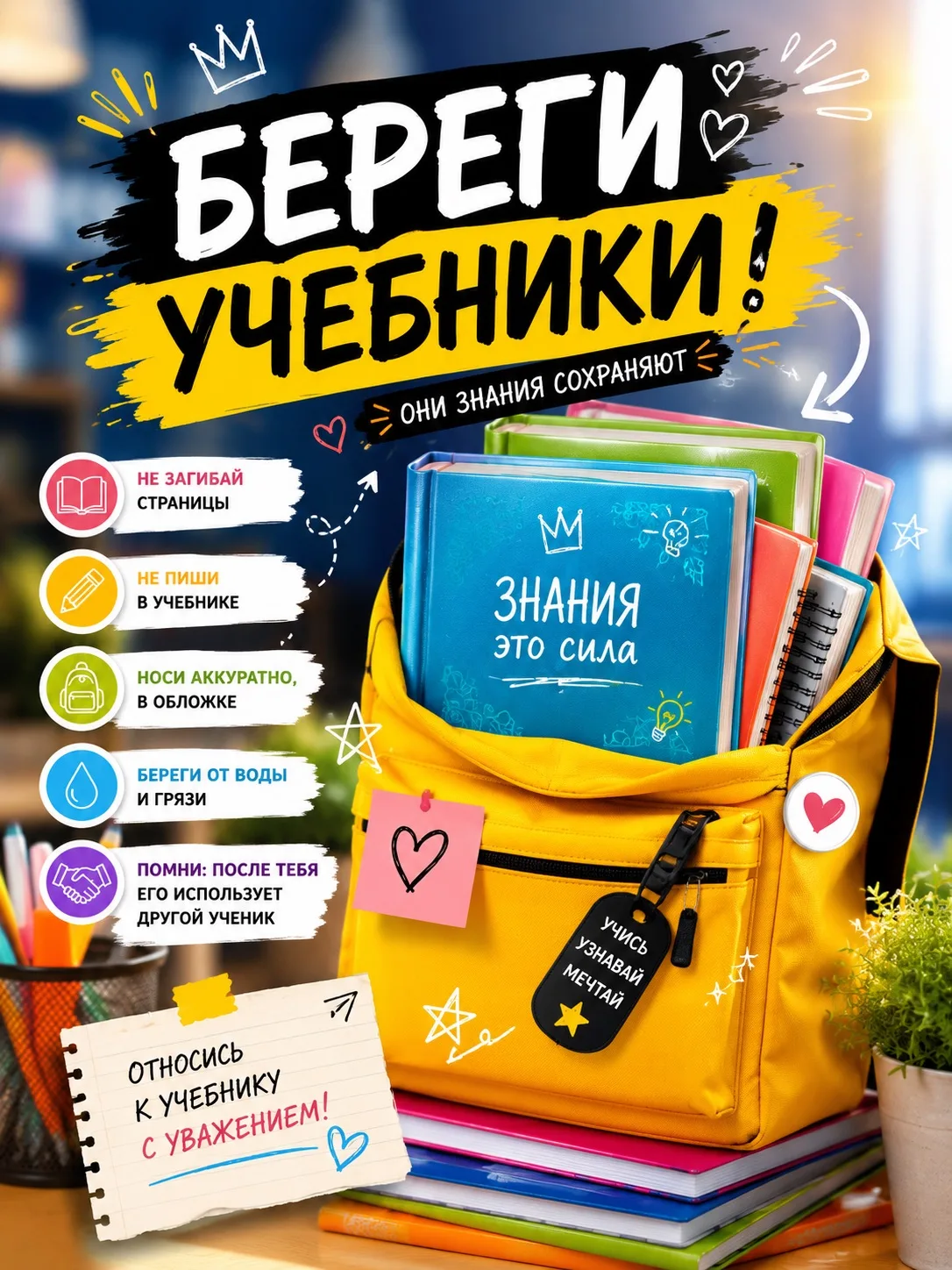 📚 Учебники получили — теперь самое время подружиться с ними!