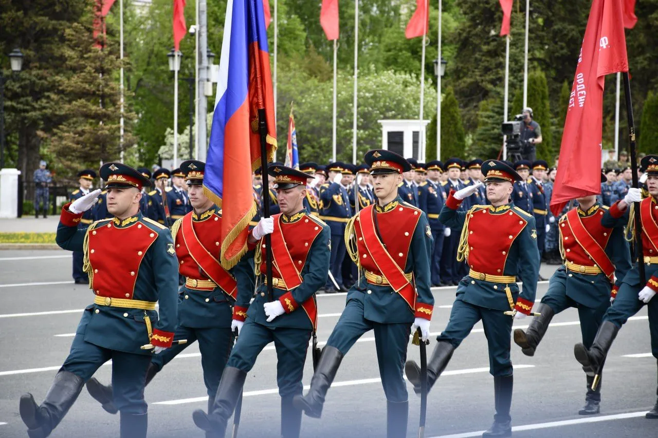 ☑️Сотрудники УФСИН России по Самарской области приняли участие в торжественном Параде Победы, которы
