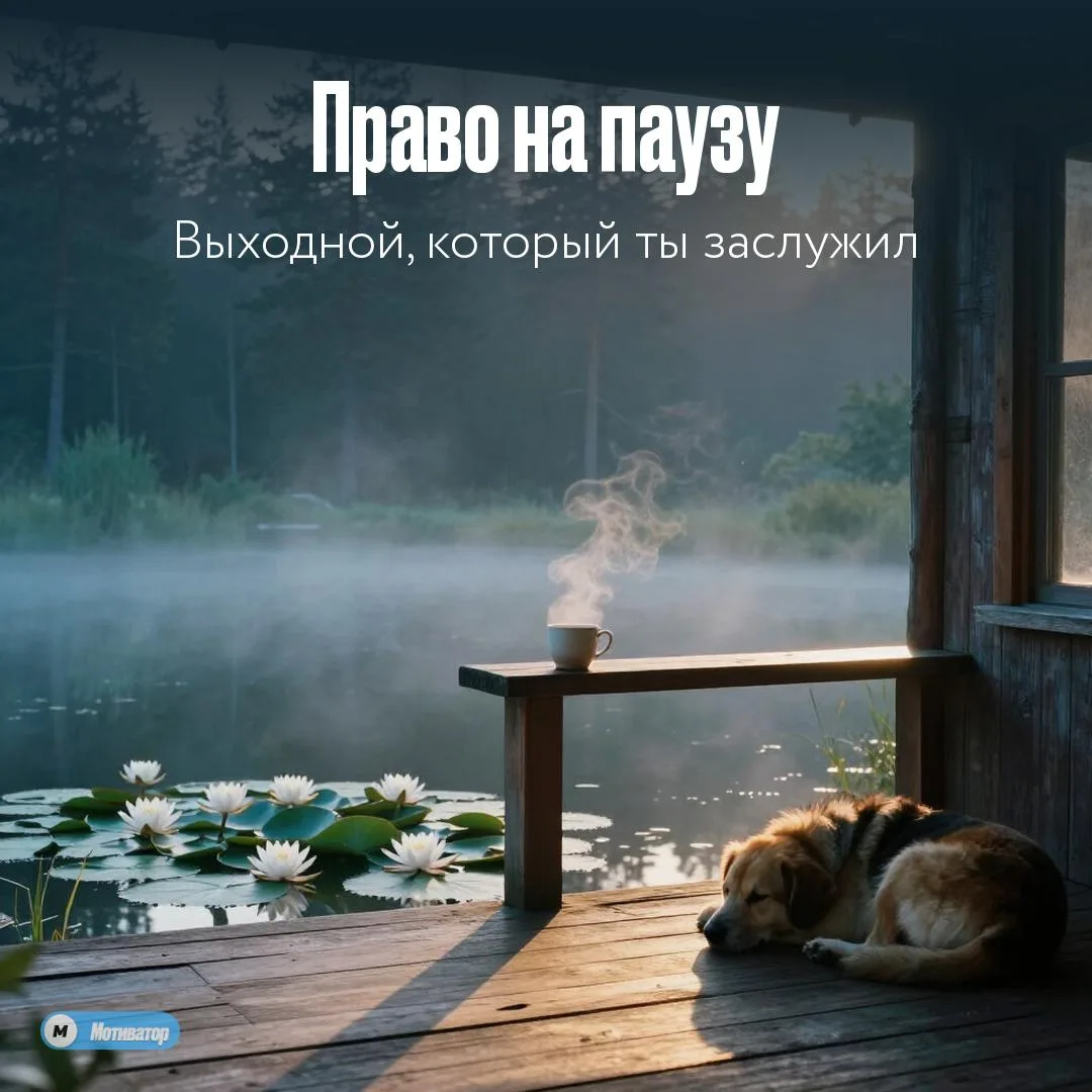 Выходной. Лето. Утро.