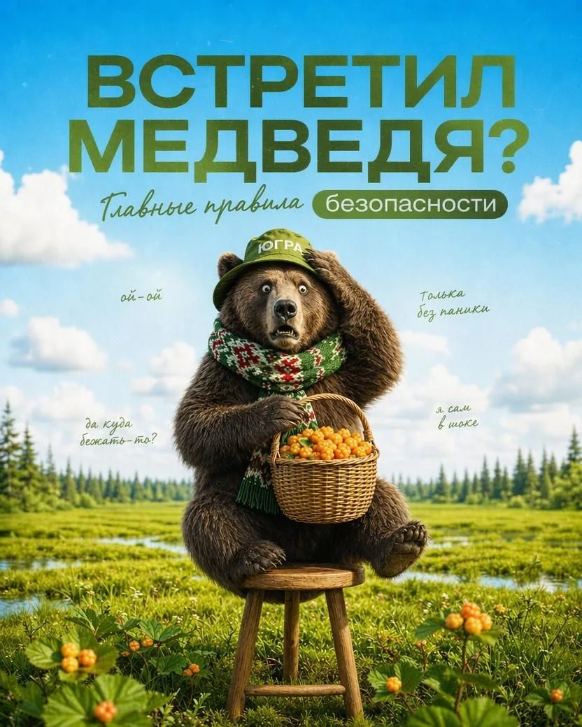 В лесу мы находимся в гостях, а медведи у себя дома