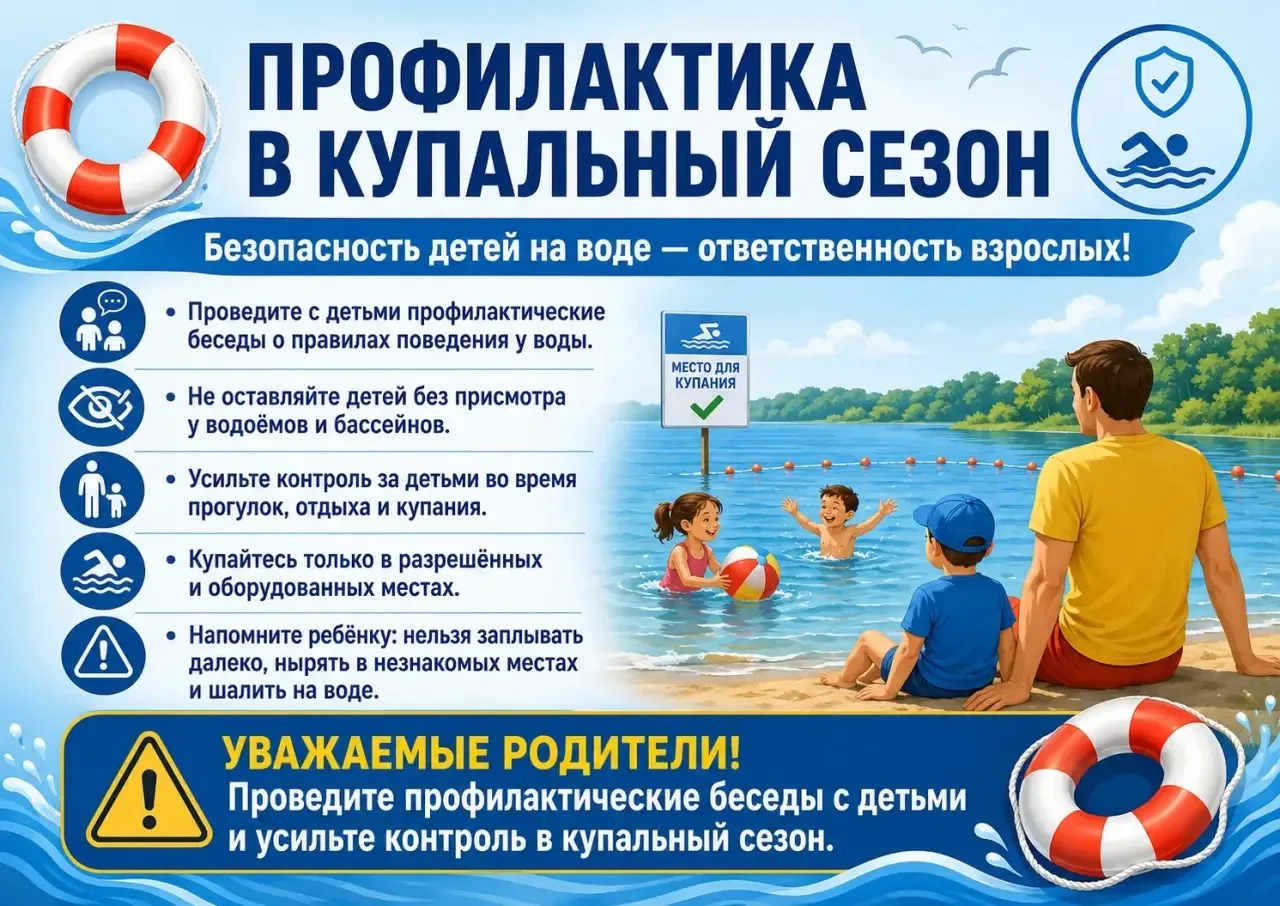 💧Правила безопасности на воде летом💧