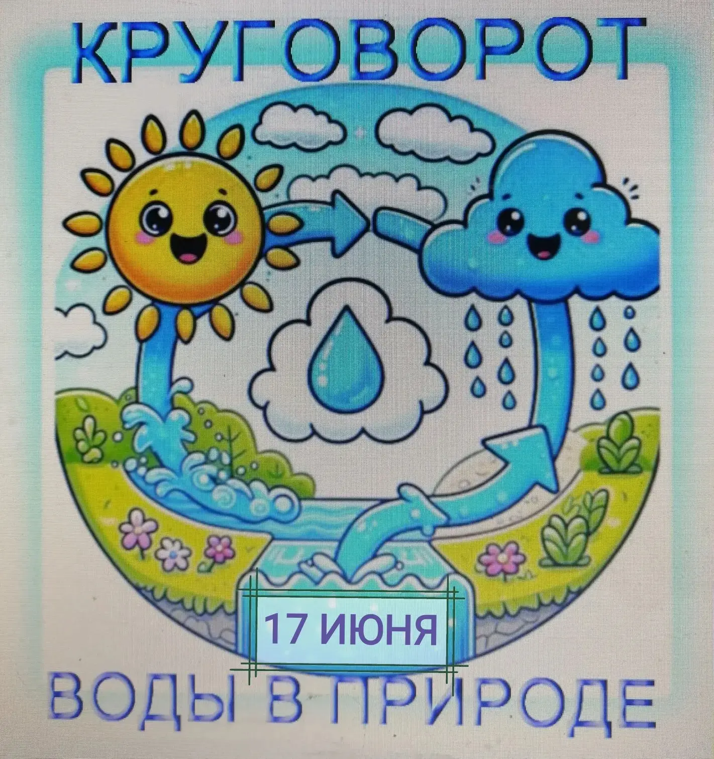 17 июня отмечается День круговорота воды! 💧

Ребята из группы «Русалочка» вместе с волшебной Капель