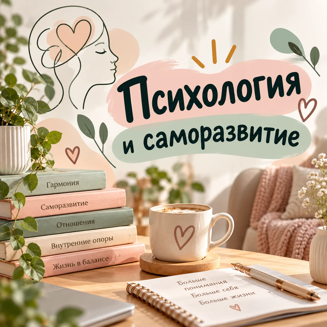 Психология простым языком: отношения, чувства, внутренние опоры и полезные практики.