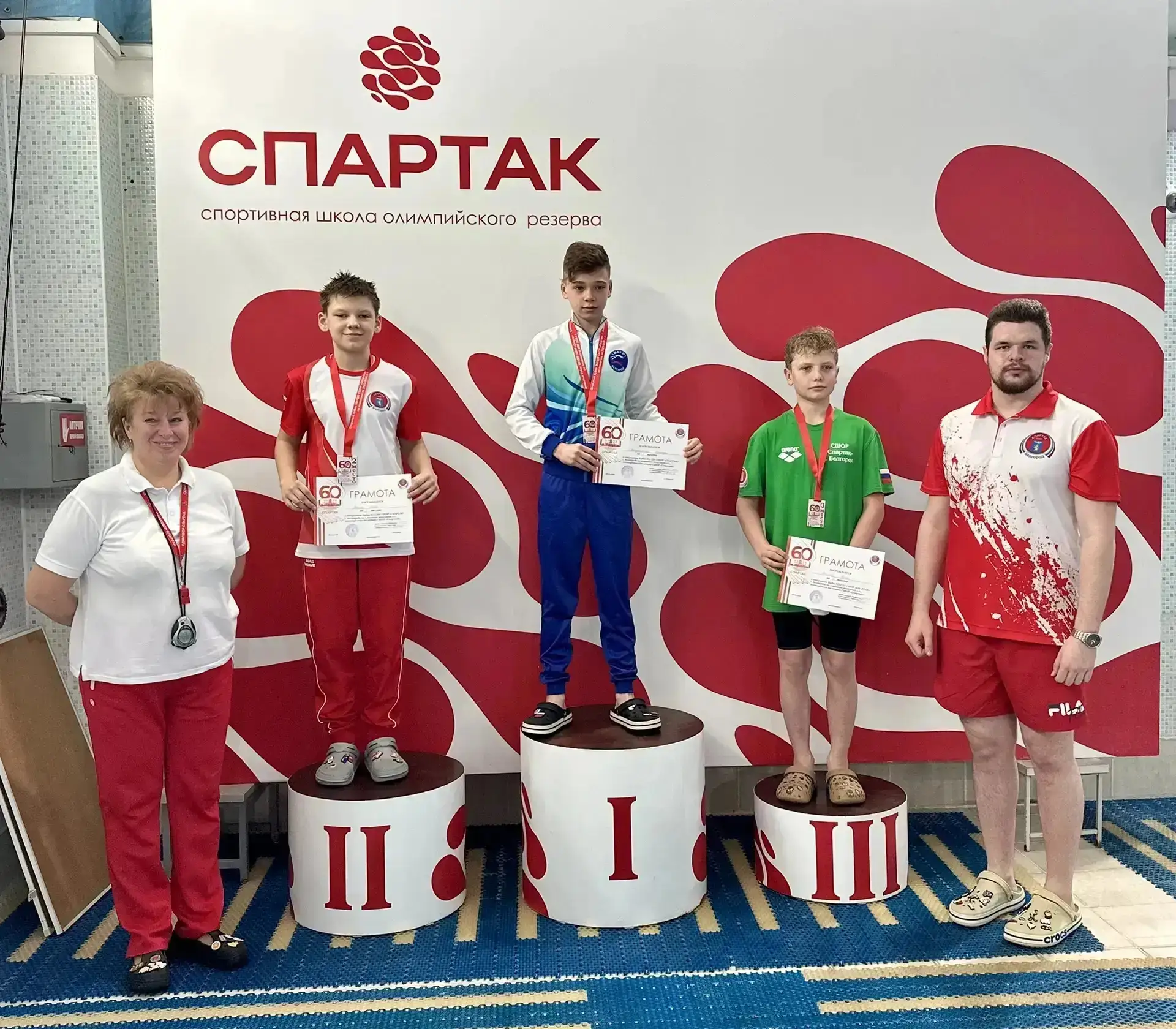 🏆 Воспитанники спортшколы №1 взяли первые места на Кубке Спартака
 
11 апреля прошло награждение за