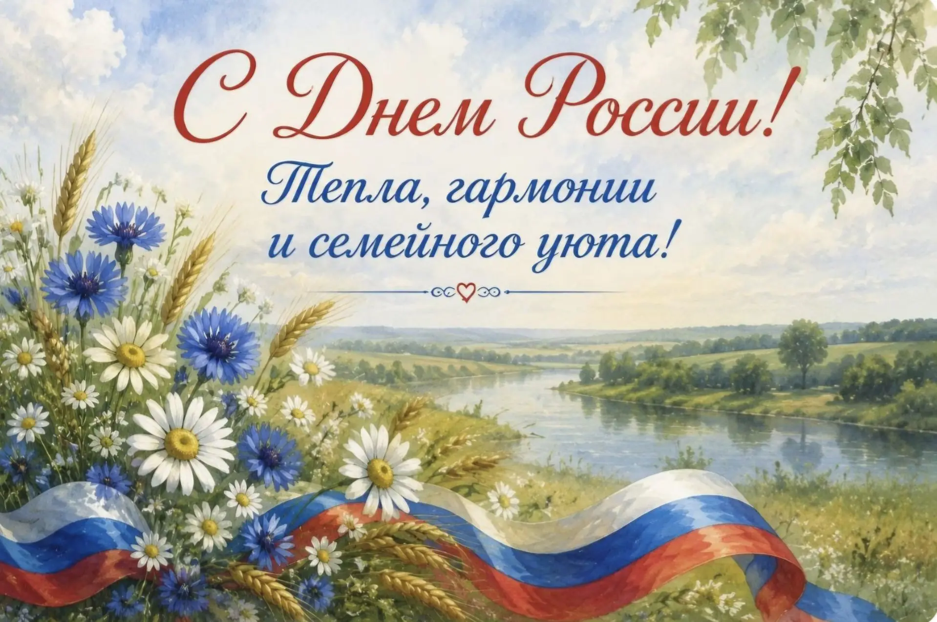 В преддверии праздника Дня России, сотрудник библиотеки провела для наших детей творческого лагеря и