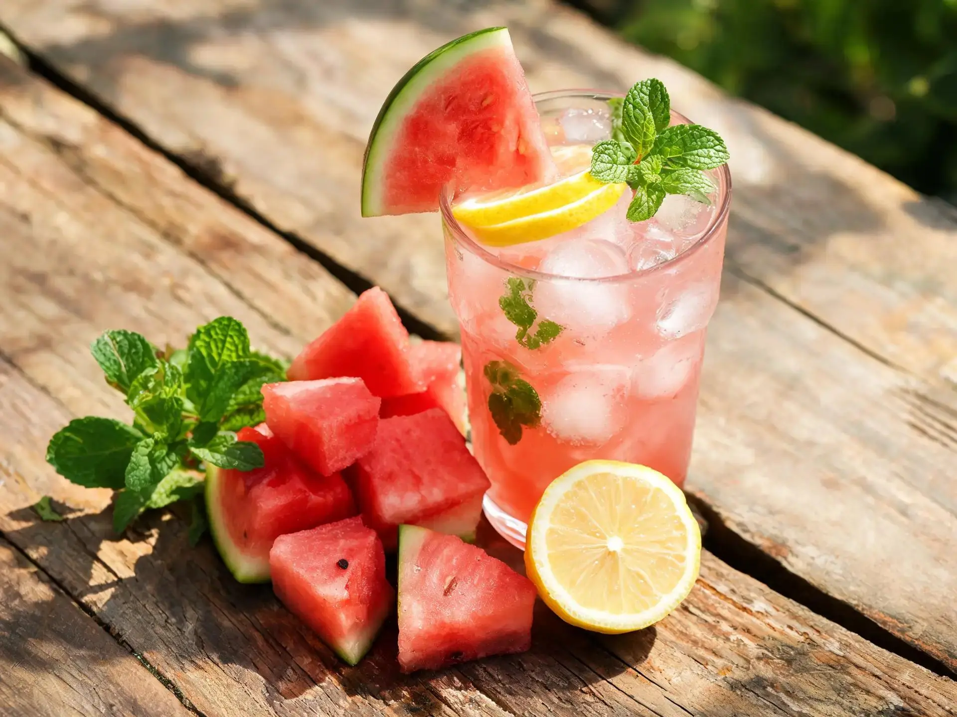 🍉🍋 Арбузный лимонад — яркий, освежающий напиток для жарких дней!