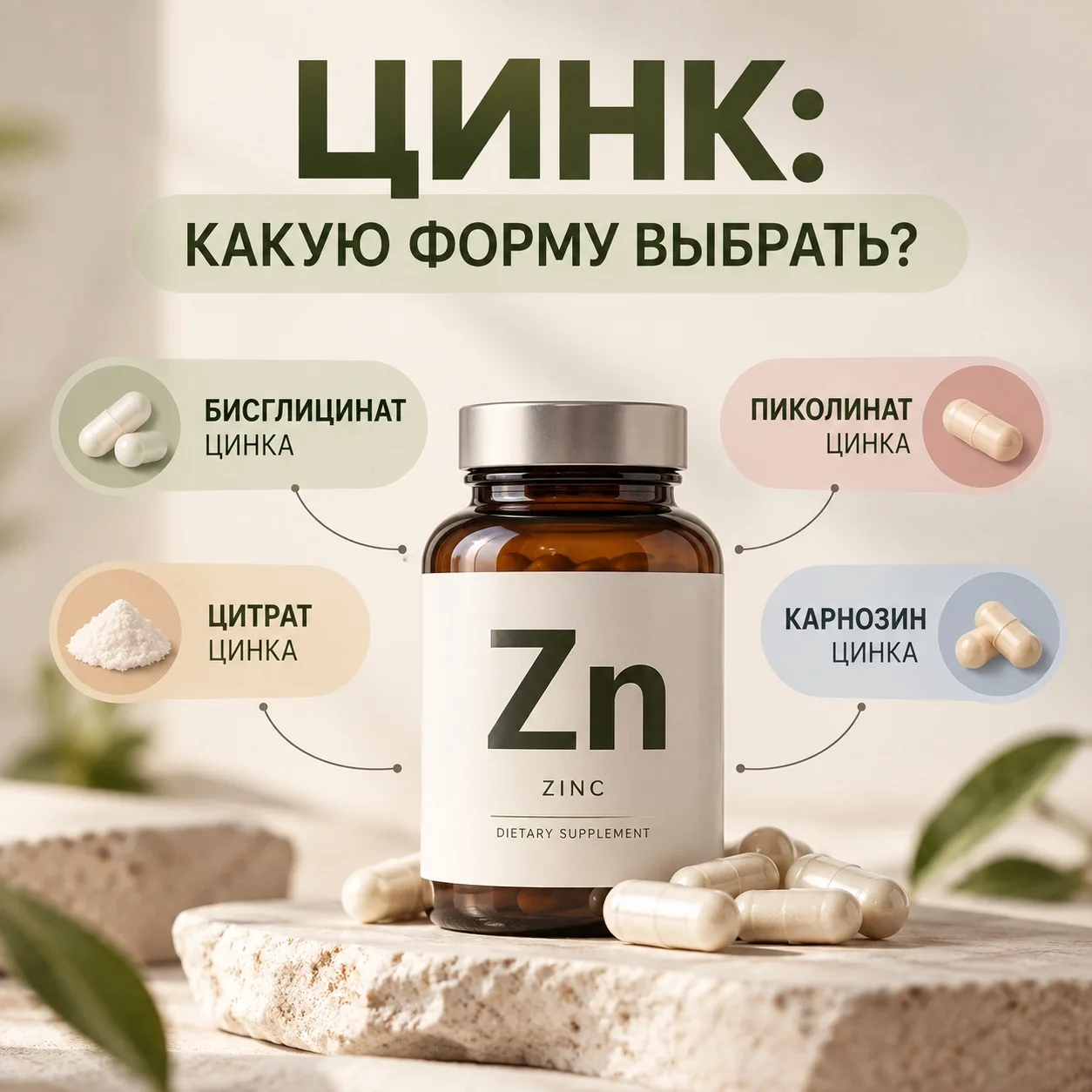 Давайте научу вас разбираться в формах цинка.