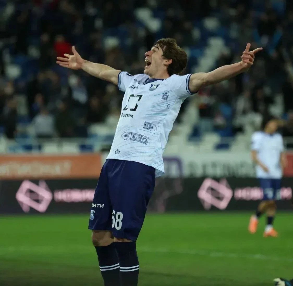⚽️ Михаил Рядно забил гол в матче чемпионата России «Балтика» - «Сочи» - 4:0.
