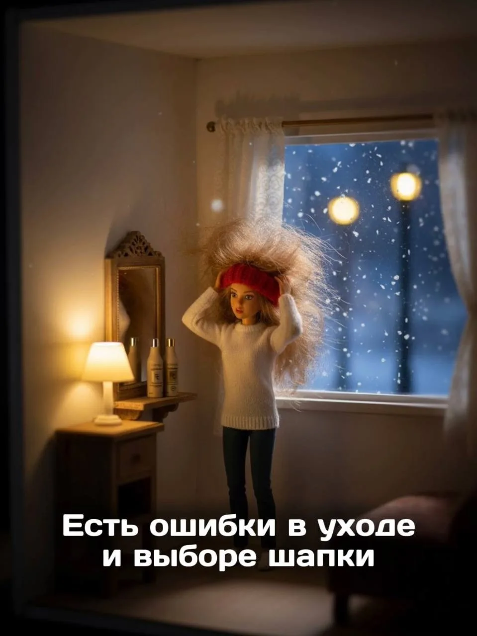 Сезон шапок в самом разгаре — и да, мы все это знаем: сняла шапку и вместо укладки на голове “пушист