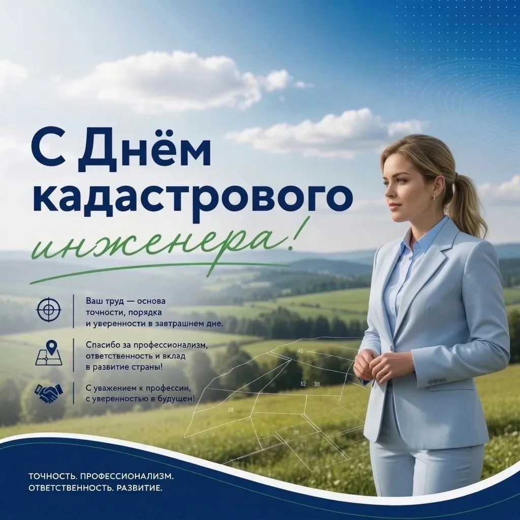 Поздравляю нас с профессиональным праздником — Днём кадастрового инженера!