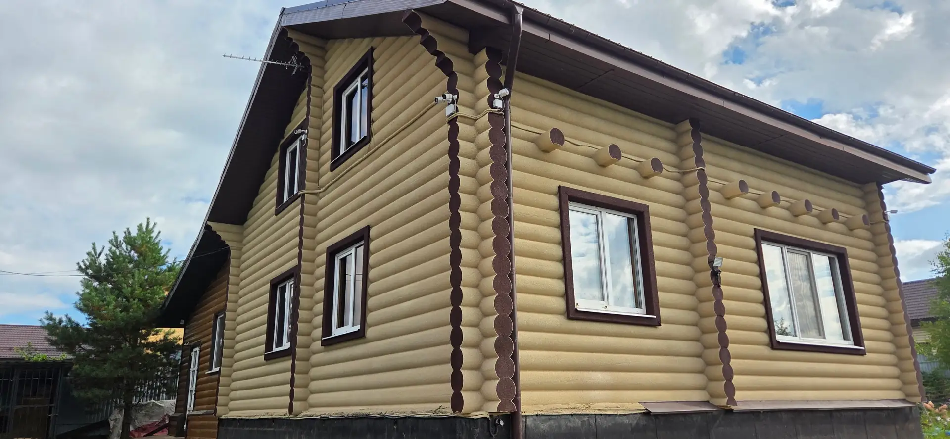 ✅ Деревянный дом в пробке ISOCORK ✅