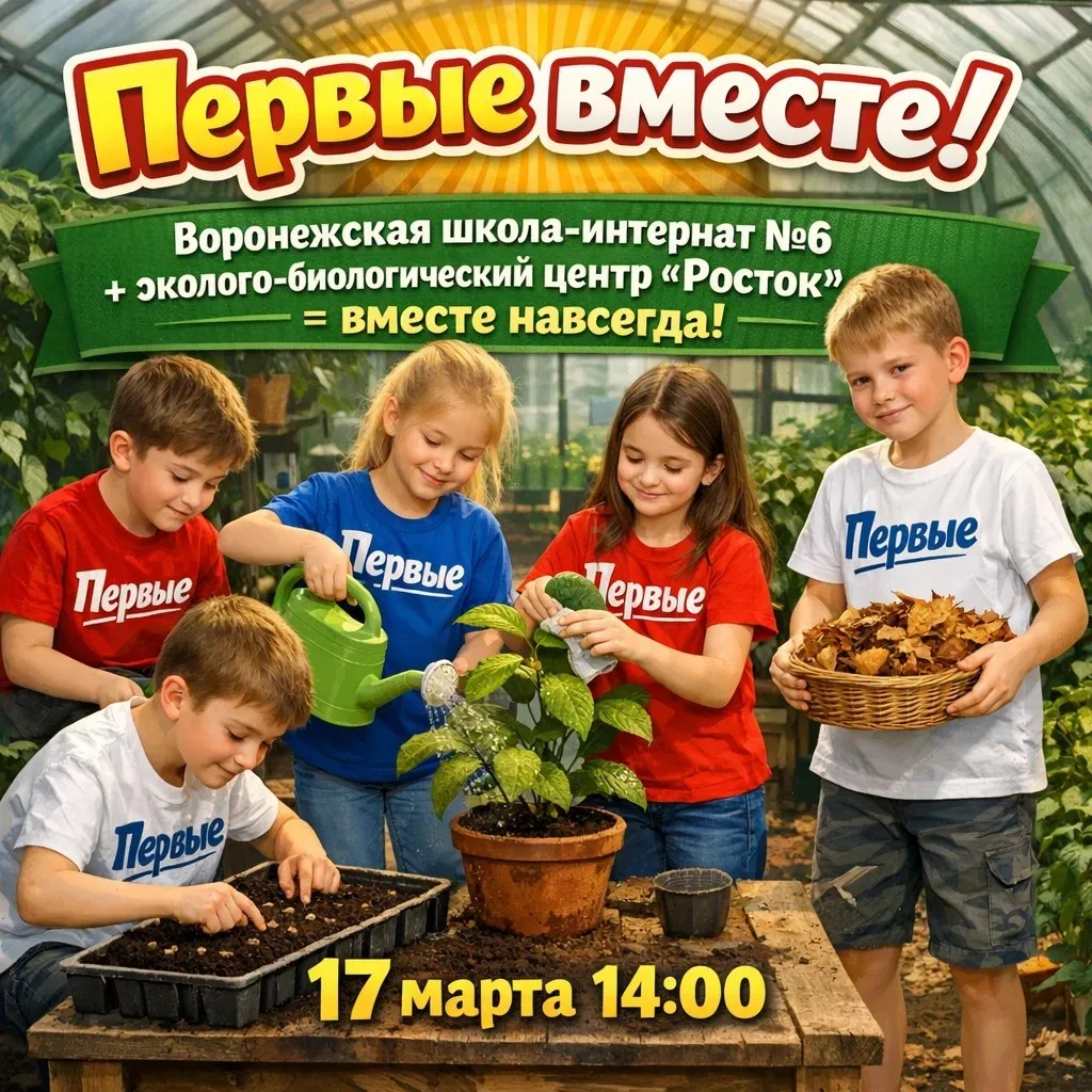 «Первые вместе!» : старт шефской работы в центре «Росток»!