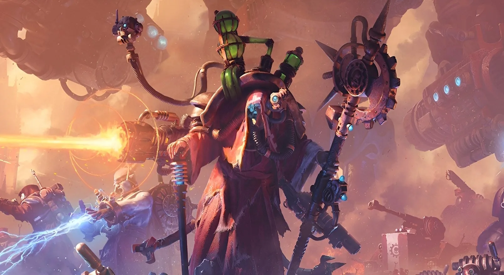 Авторы Dawn of War IV показали геймплей за фракцию Техножрецов  Создатели Warhammer 40,000: Dawn of 