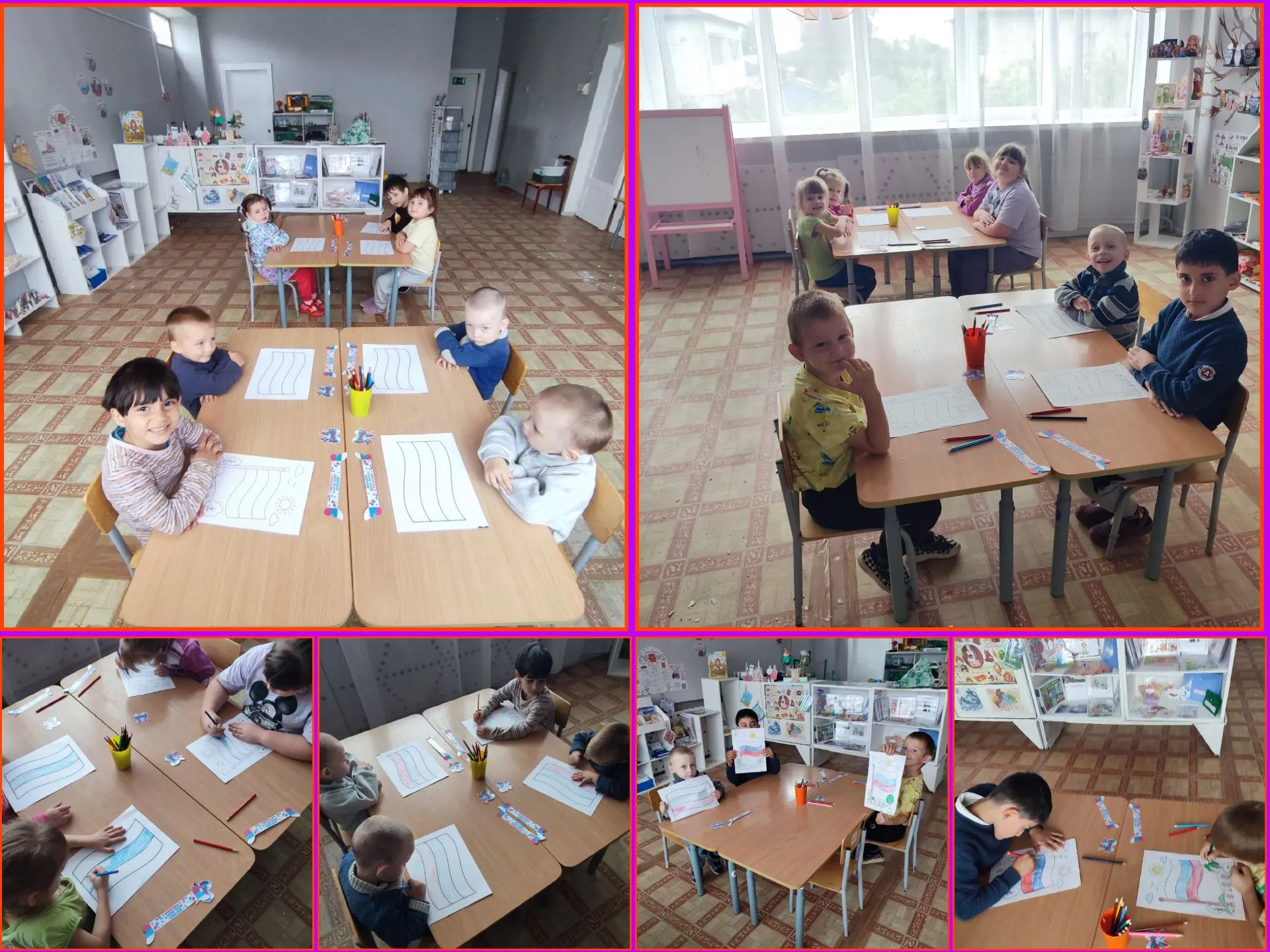 🎉 В детском саду прошло праздничное занятие ко Дню флага! 🎉