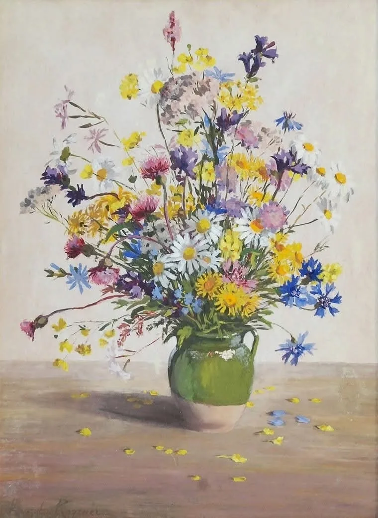 «Кувшин с полевыми цветами», 1927 г. 

Мечислав Рейзнер (Mieczysław Reyzner, 1861-1941) — польский х