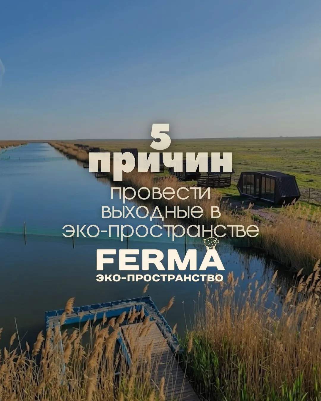 5 причин провести выходные в эко‑пространстве «FERMA» 🌾

Вдали от города специально для вас мы созд