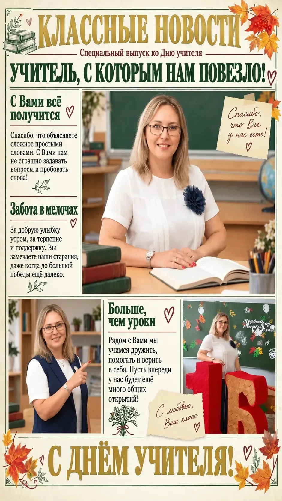 Уважаемая Галина Романовна! 👩‍🏫📚