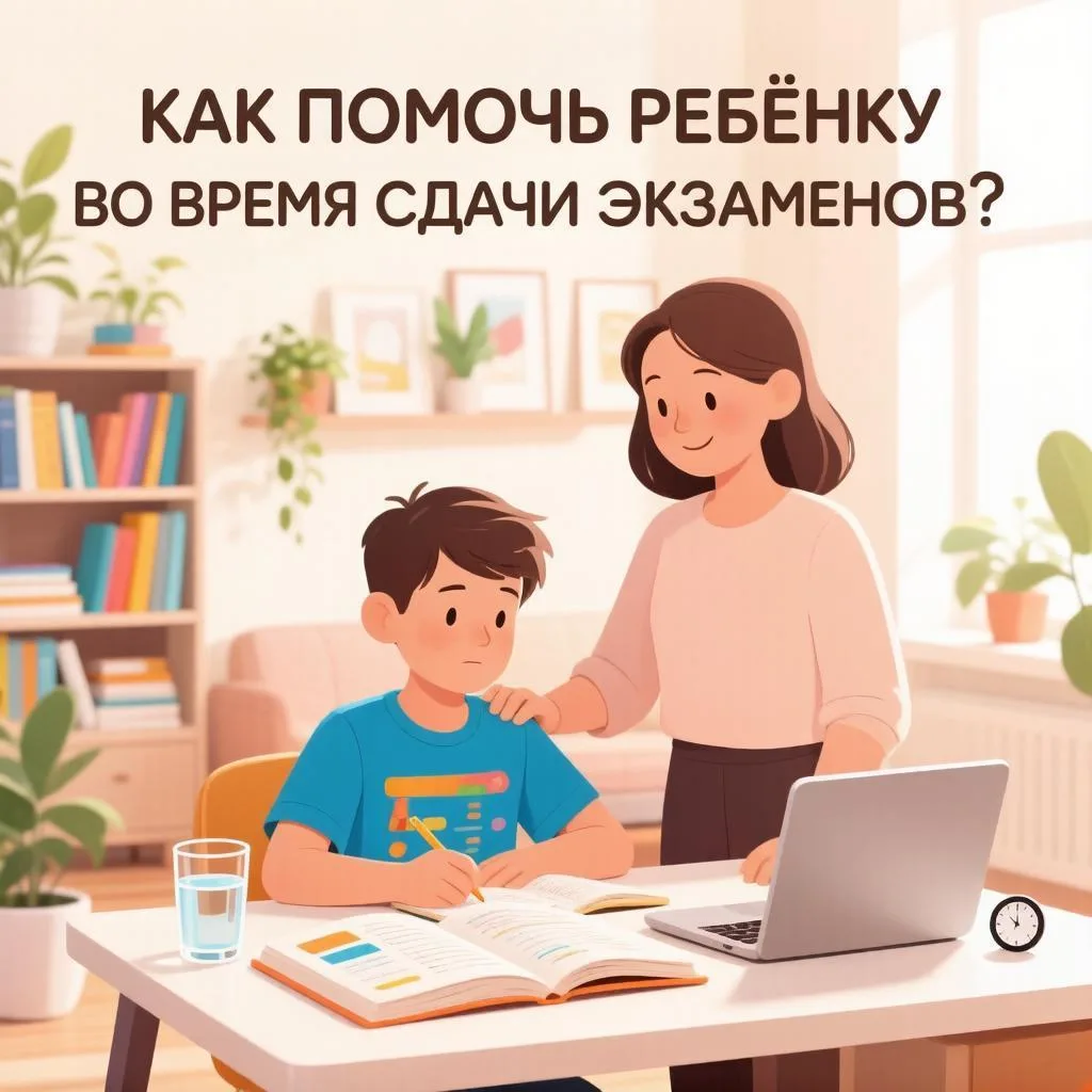 📚 Как помочь ребенку во время сдачи экзаменов?