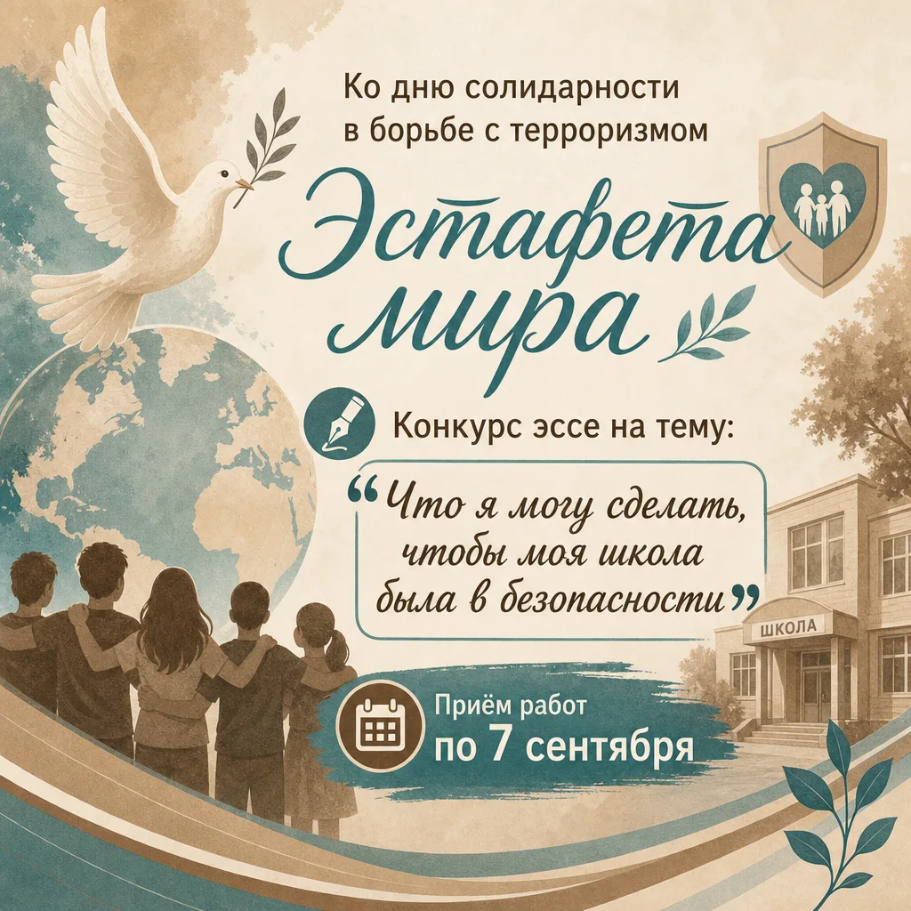 🛡️ Конкурс эссе: «Что я могу сделать, чтобы моя школа была в безопасности»