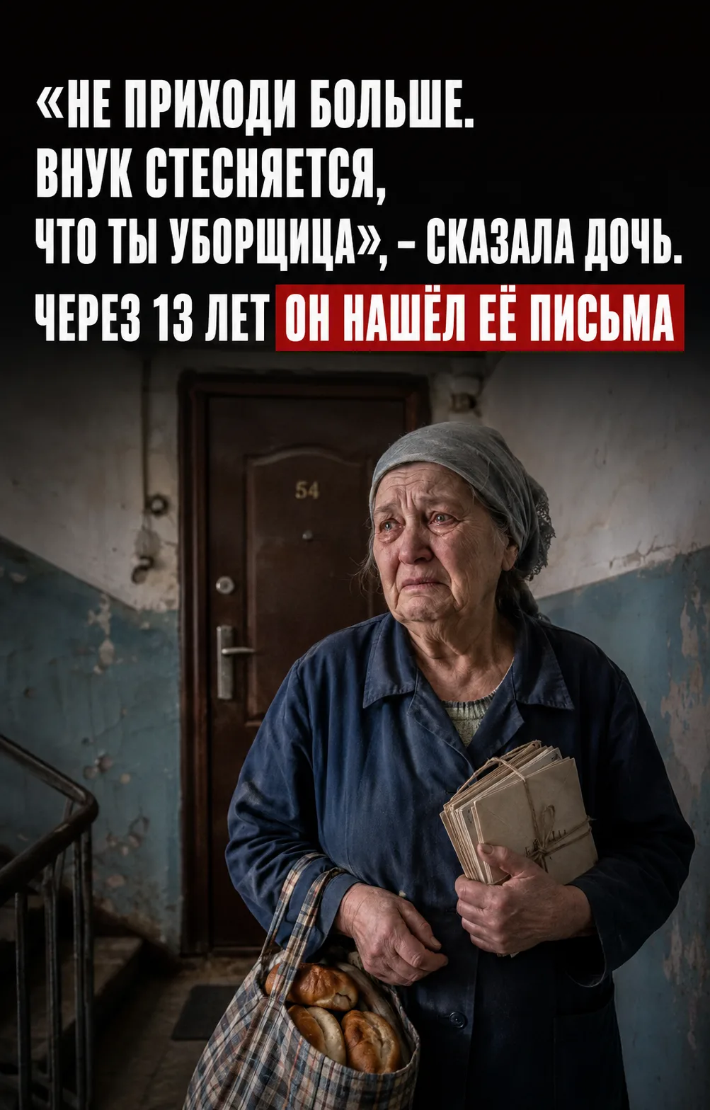 «Не приходи больше. Внук стесняется, что его бабушка — уборщица», — сказала дочь. Через...