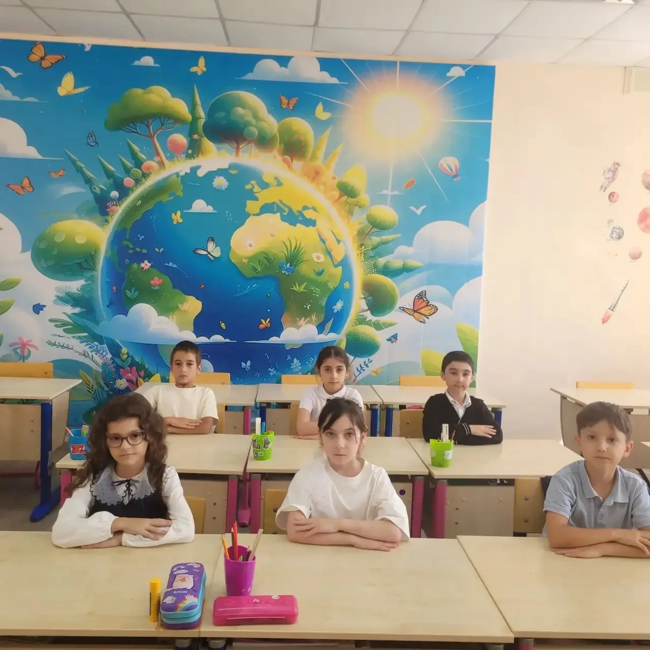 Классный час в 3 «В» классе. Классный руководитель Казанокова Б.А. 🌍 📚