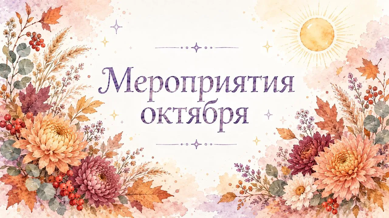 [РАСПИСАНИЕ] ОКТЯБРЬ 2026