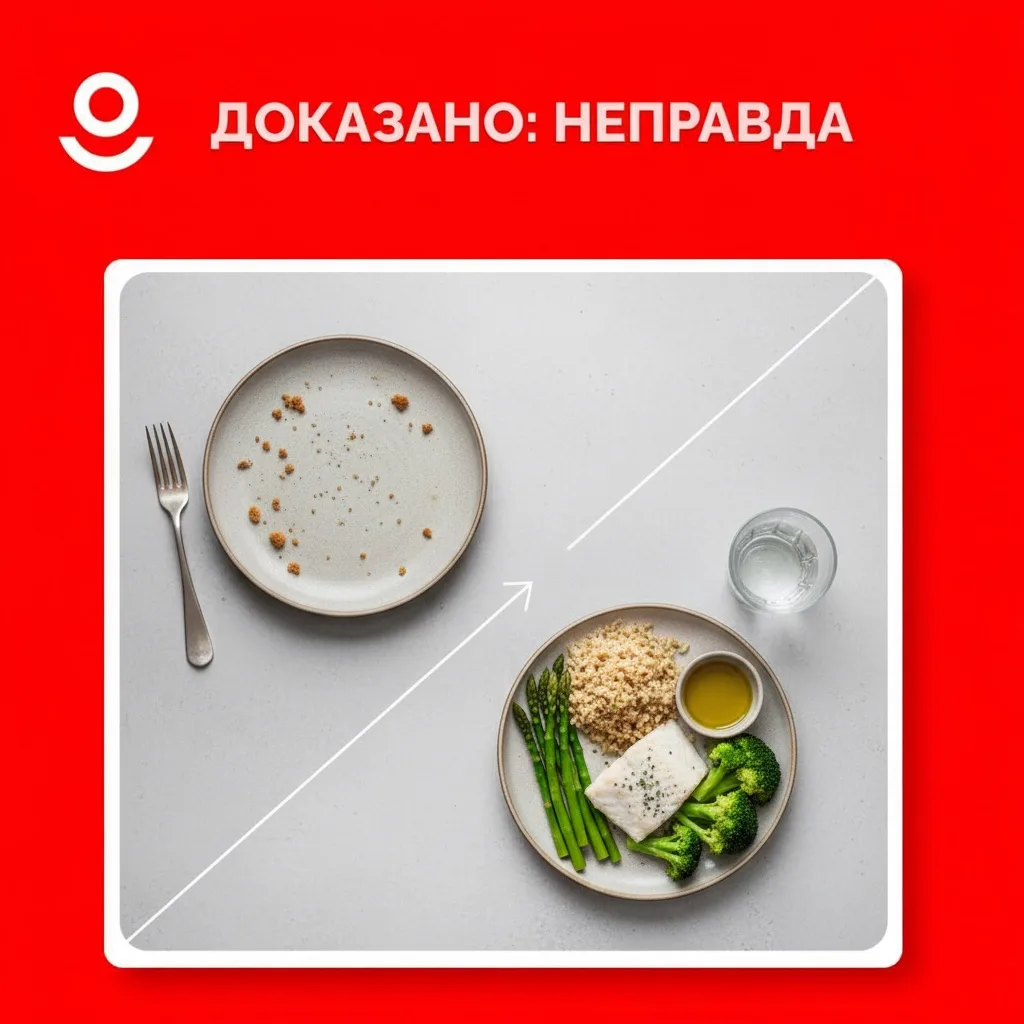 «Я ПОХУДЕЮ, ЕСЛИ НЕ БУДУ ЕСТЬ» - РАЗВЕНЧИВАЕМ МИФ