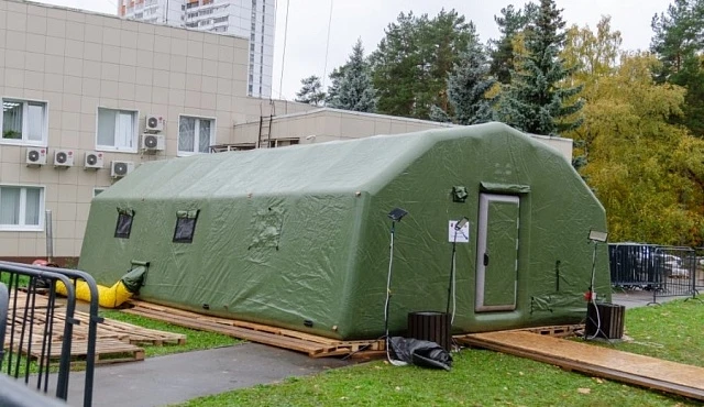 🏗 В Зеленограде восстанавливают остекление после ночного происшествия