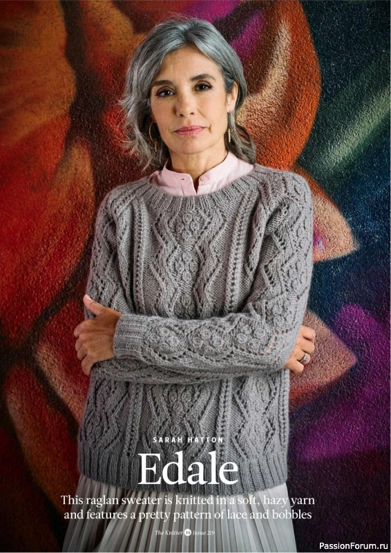 Джемпер из журнала  The Knitter.❤️🍁