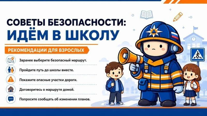 🔔  Встречаем 1 сентября безопасно: важная памятка для школьников и родителей!