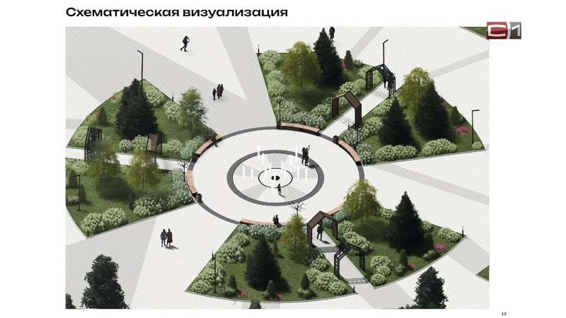 Первый в Сургуте сухой фонтан начали обустраивать в «Кедровом логе»