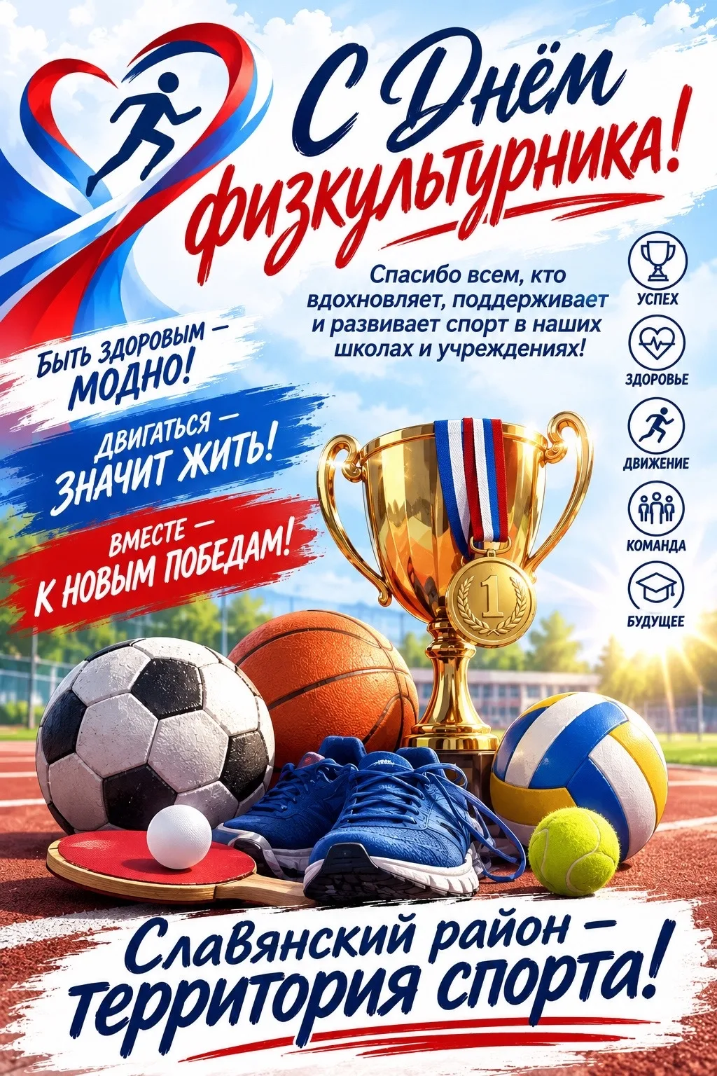 🏆С ДНЁМ ФИЗКУЛЬТУРНИКА!🎉