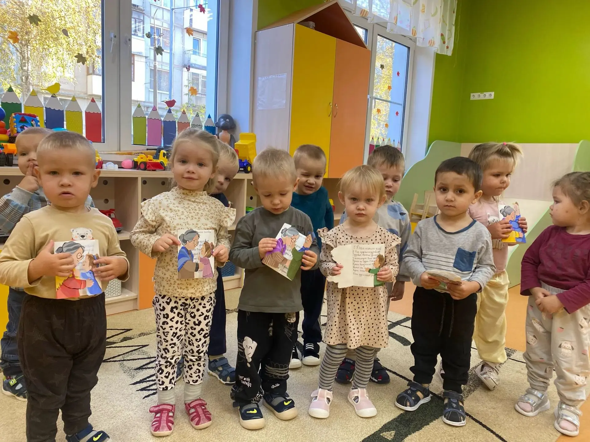 Наши самые маленькие воспитанники из группы "Одуванчики" так же  присоединяются к поздр...