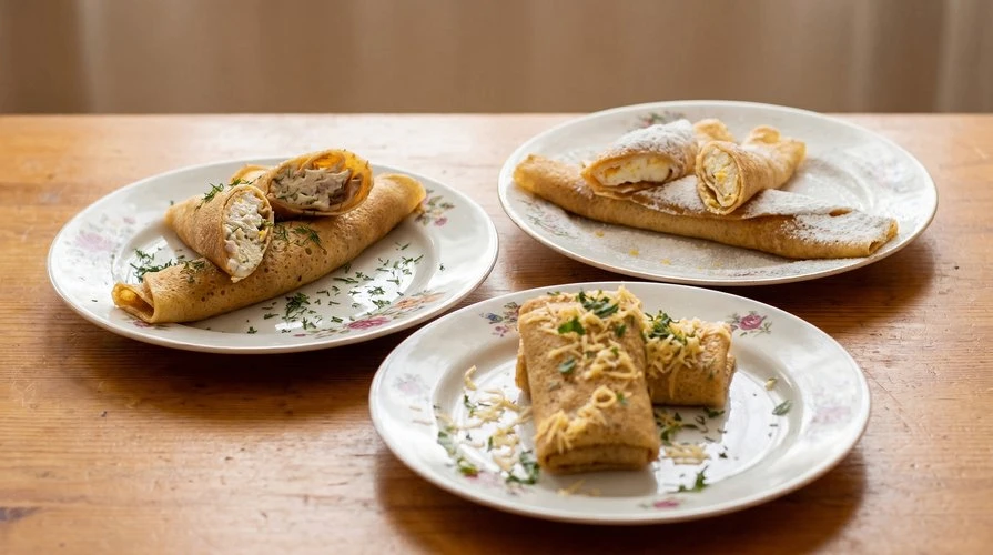 Три варианта начинок для блинов — Сытные и вкусные начинки для блинчиков: мясная в сливках, творожна
