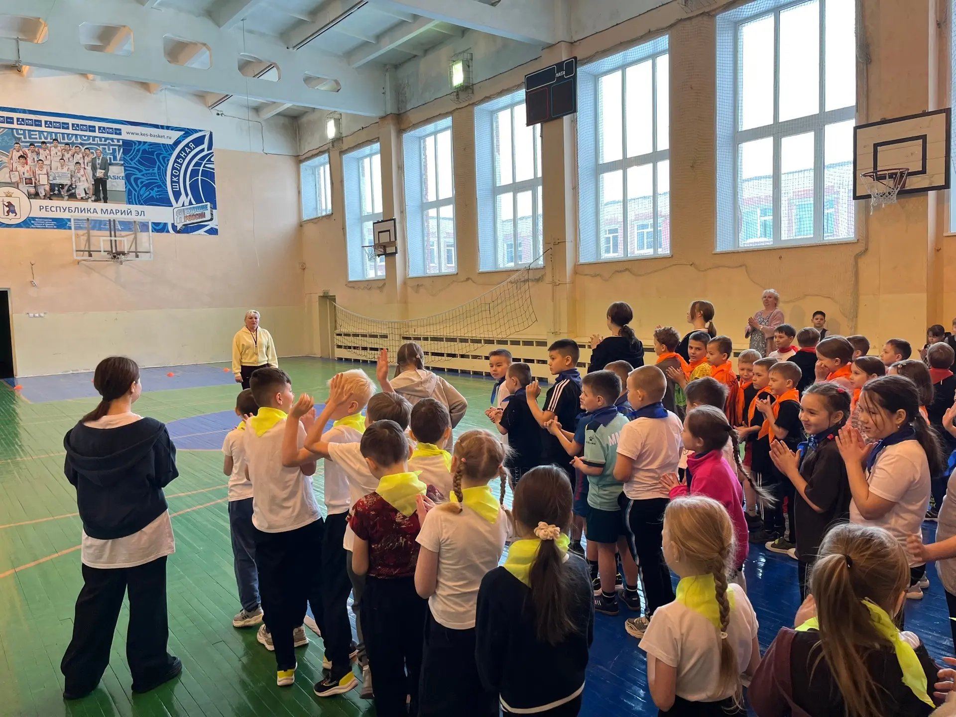 Весёлые старты!⛳️  🏆Сегодня учащиеся 2 классов «Медведевской школы №2» приняли участие в «Веселых ст