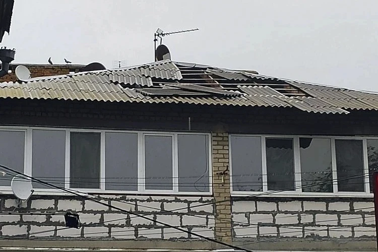 В Михайловке разбушевавшаяся стихия оставила после себя немало разрушений: поваленные деревья, слома
