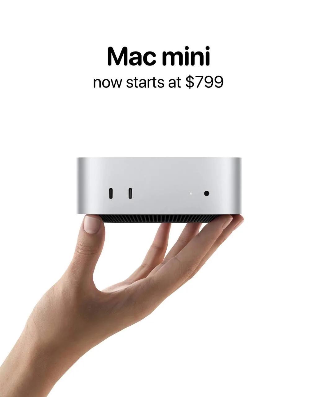 Стоимость M4 Mac mini теперь начинается от 799 долларов с 512 ГБ памяти 🚨