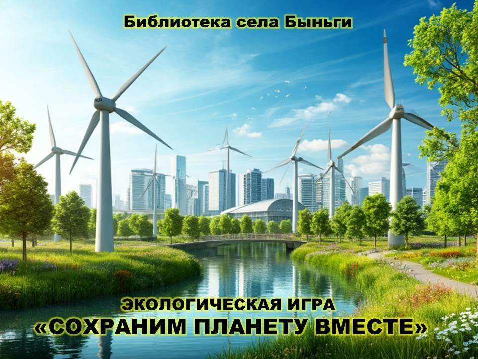ЭКОЛОГИЧЕСКАЯ ИГРА "СОХРАНИМ ПЛАНЕТУ ВМЕСТЕ"
 
В сердце села Быньги, местная библиотека превратилась