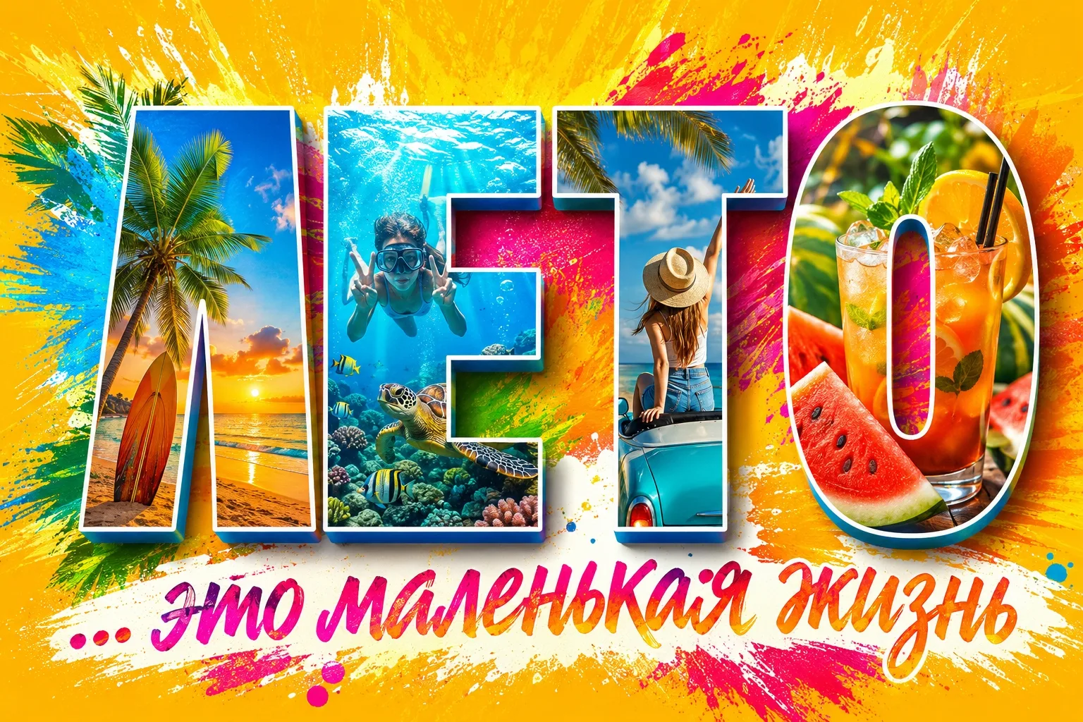 Лето - маленькая жизнь 🏖️